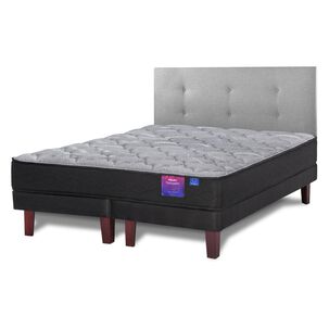 Cama Europea Flex Therapedic Plus / 2 Plazas / Base Dividida + Respaldo