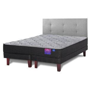 Cama Europea Flex Therapedic Plus / 2 Plazas / Base Dividida + Respaldo