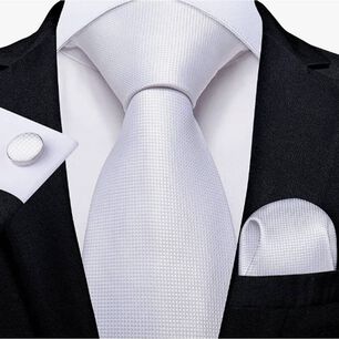 Corbatas Seda Hombres Blanco