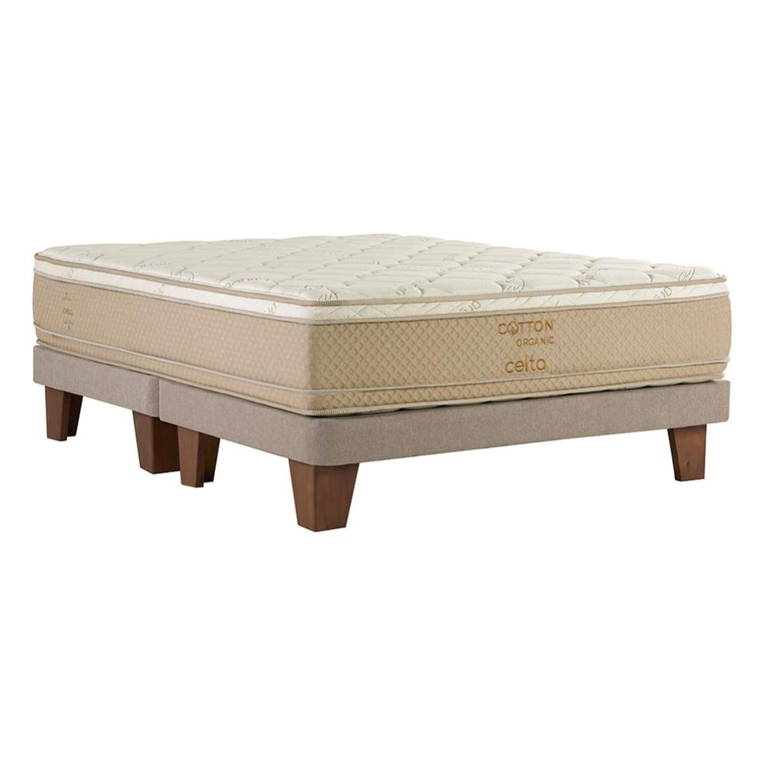 Cama Europea Celta Cotton Organic / King / Base Dividida image number 0.0