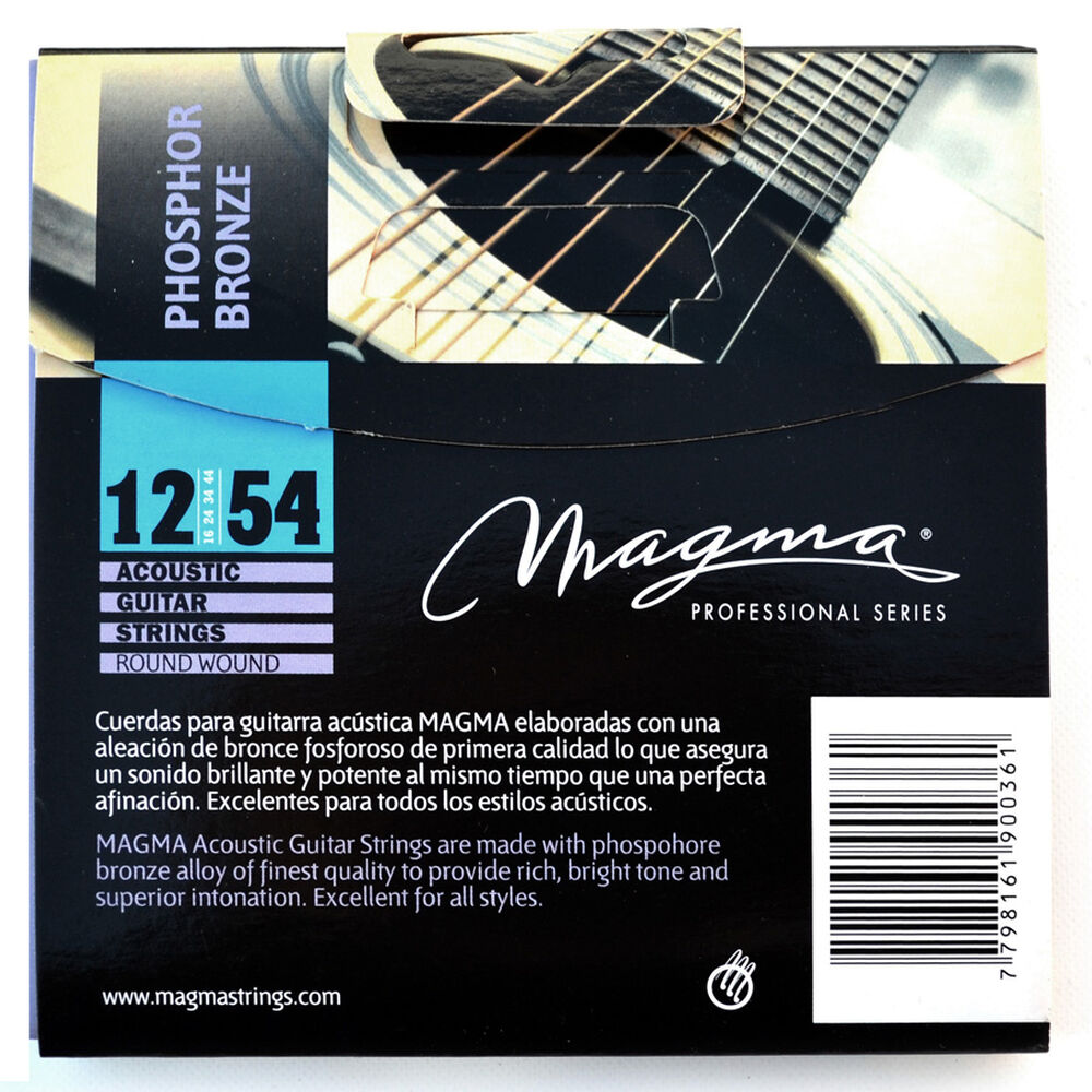 Set Cuerdas Guitarra Acustica Ga140pb Magma image number 1.0