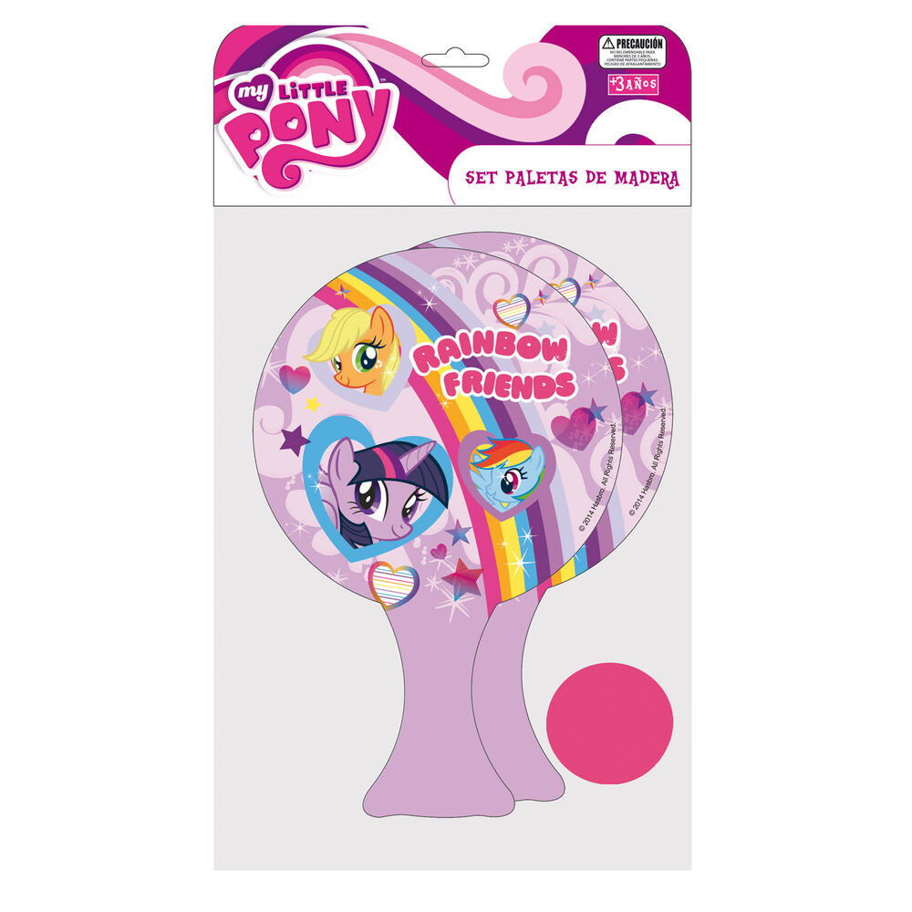 Set De Paletas De Madera My Little Pony Hasbro Pronobel image number 0.0