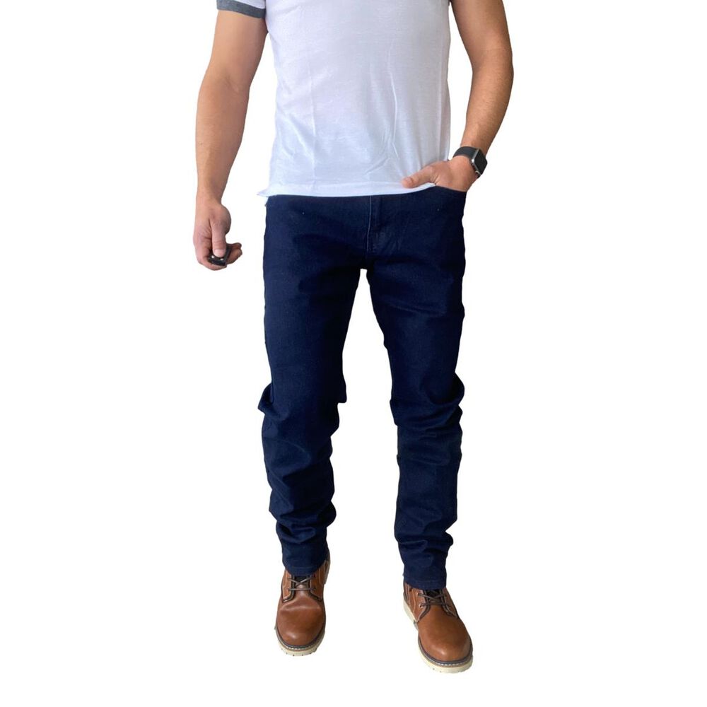 Jeans Hombre Elasticados Slim Azul image number 10.0