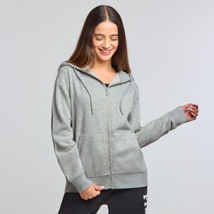 Polerón Full Zipper Cuello Redondo Con Capucha Mujer Freedom
