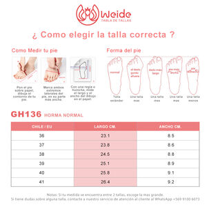 Sandalias Chalas Mujer Vintage Confort Pedrería Weide Gh136