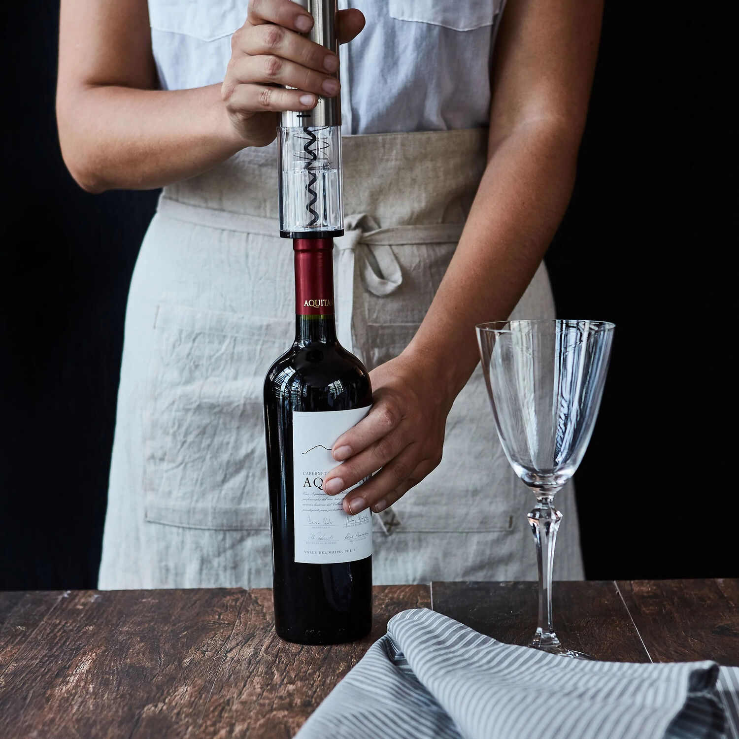 Descorchador De Vinos Recargable Simple Cook Cave image number 3.0