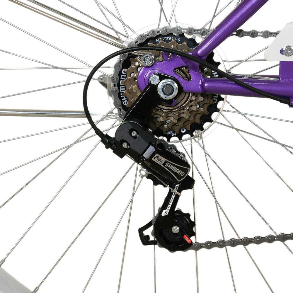 Bicicleta Totem City Dama Aro 26 Morado Turquesa image number 7.0