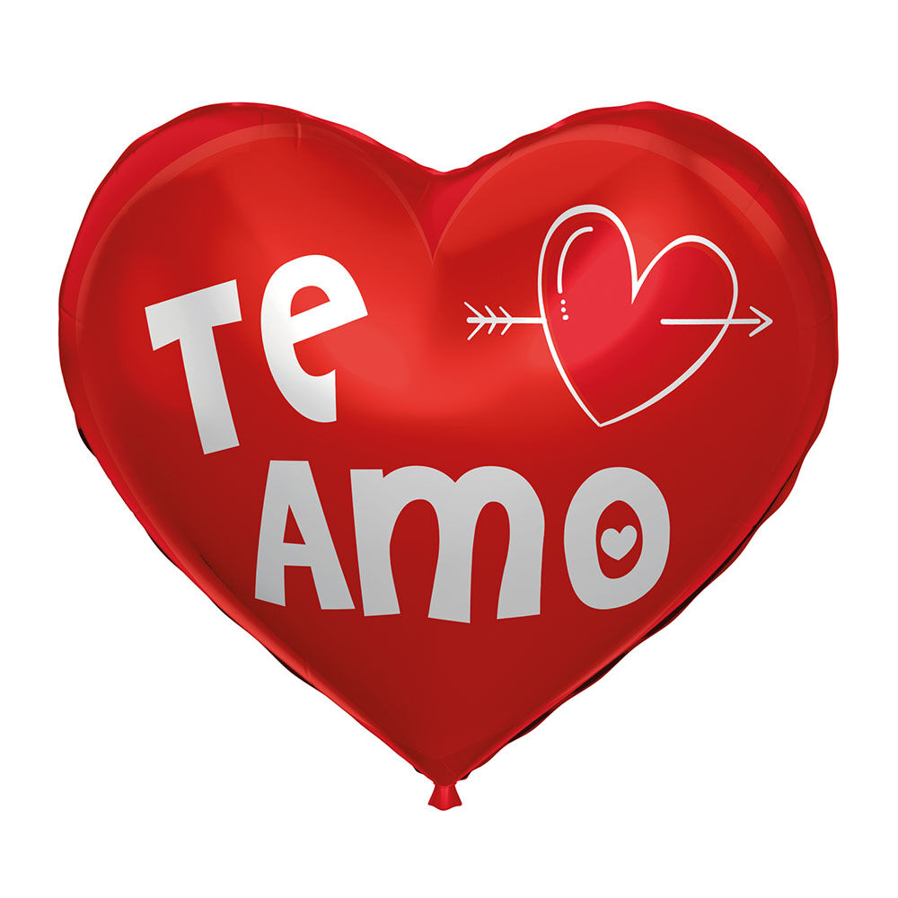 Globo Metalico Corazon Impreso 18" (47x45,5cm) image number 1.0