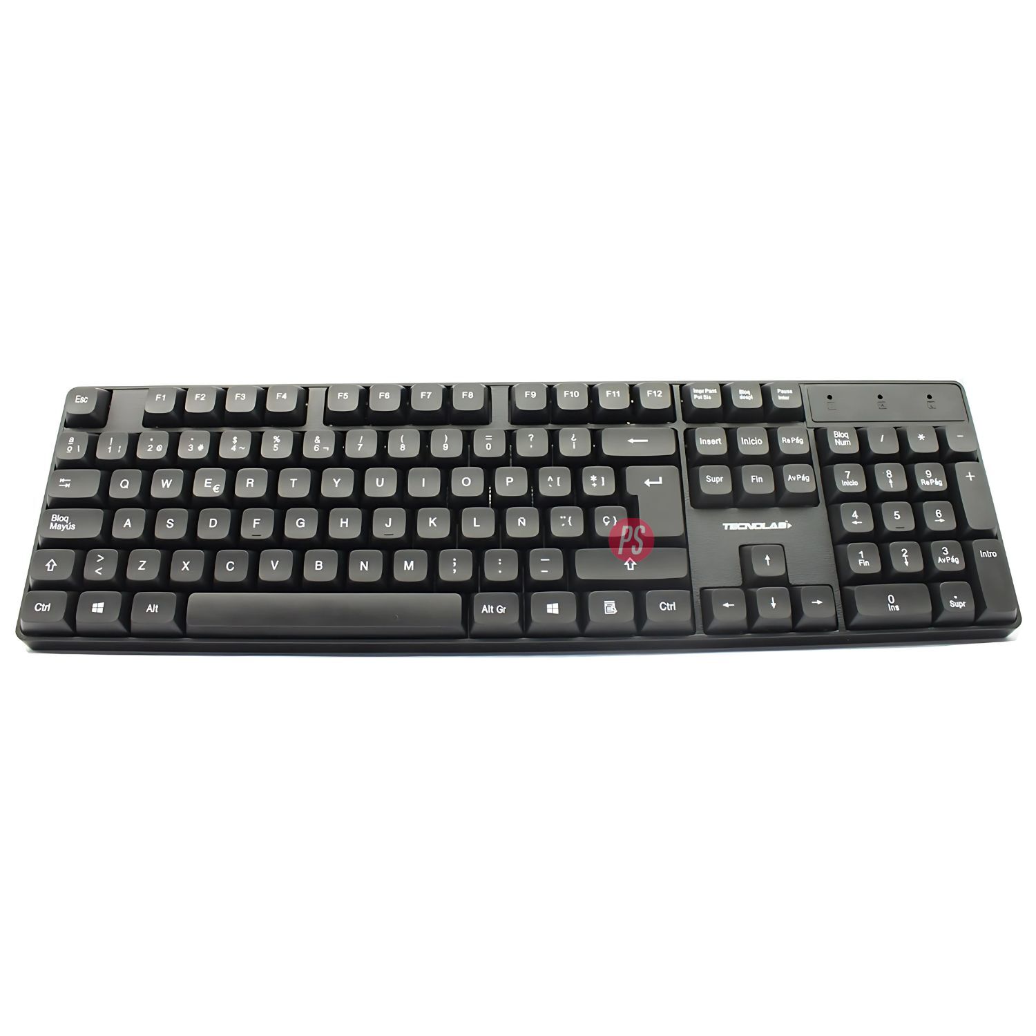 Kit Teclado + Mouse Inal&aacute;mbrico 2.4g Ergon&oacute;mico - Ps image number 1.0