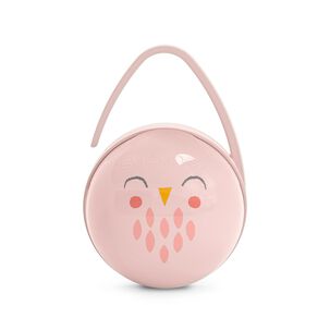 Portachupetes Duo Premium Owl Rosa