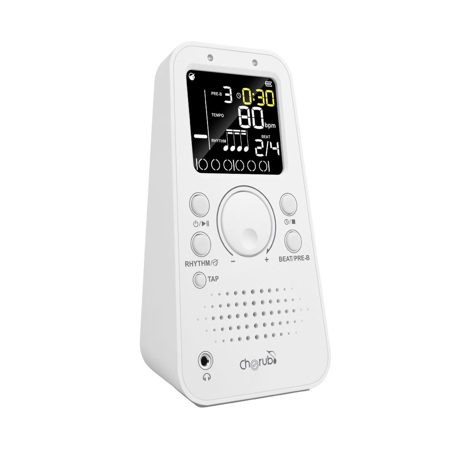 Metr&oacute;nomo Recargable Blanco Wsm-289 Cherub image number 2.0