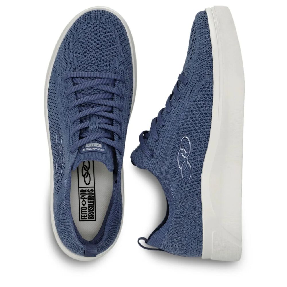 Zapatilla Mujer Plato Azul image number 2.0