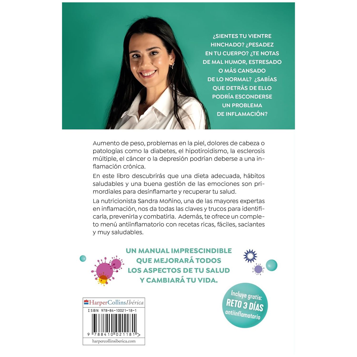 Adi&oacute;s A La Inflamaci&oacute;n (tapa Blanda) - Sandra Mo&ntilde;ino | Libro image number 1.0