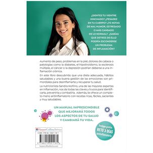 Adiós A La Inflamación (tapa Blanda) - Sandra Moñino | Libro