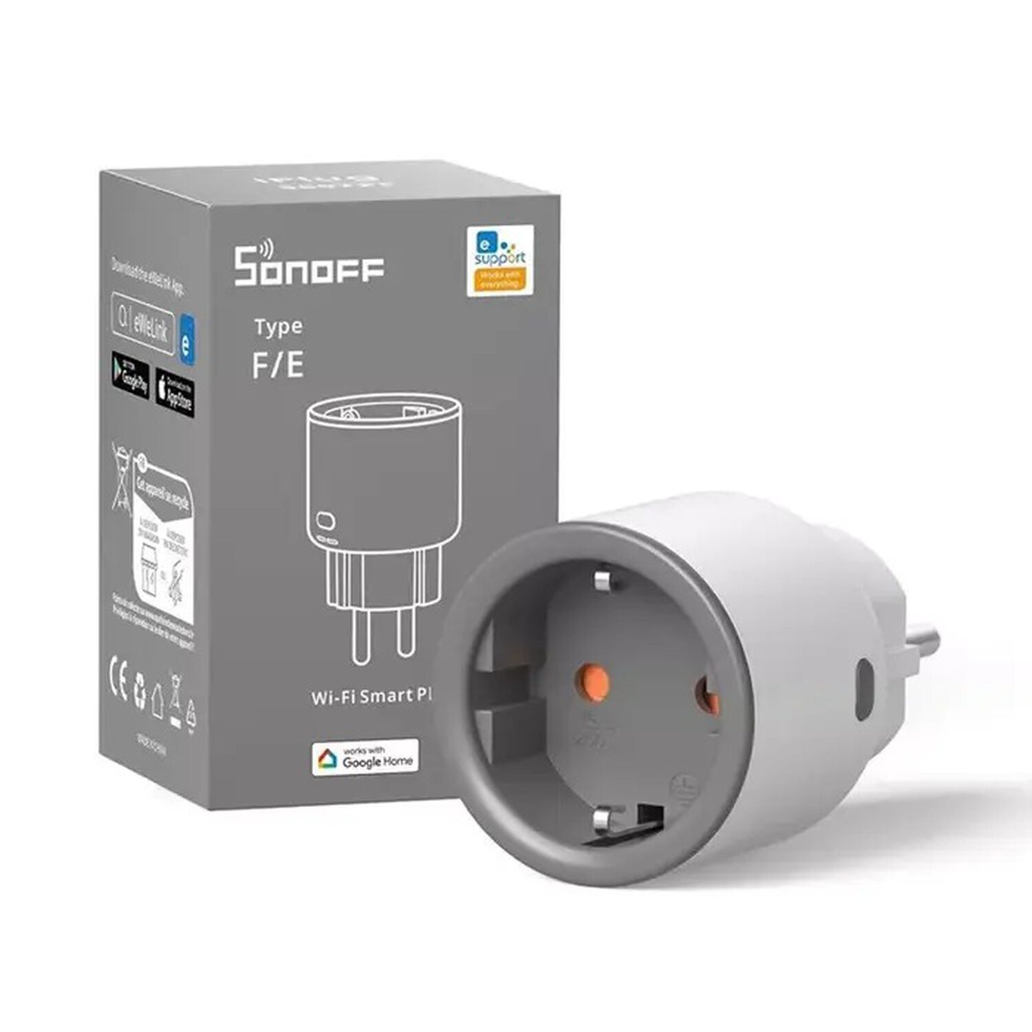 Enchufe Wifi Sonoff S60 Con Medici&oacute;n De Energ&iacute;a 4000w 16a image number 0.0