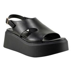 Sandalia Mujer New Walk Sandalia Negro