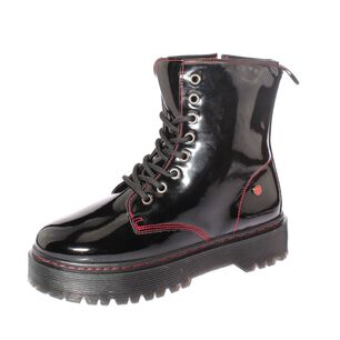 Botin Negro/rojo V&iacute;a Franca Art. 5bm001bkred