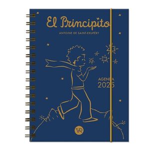 Agenda El Principito 2025: Azul (tapa R&uacute;stica) - Antoine De Saint-exup&eacute;ry | Libro