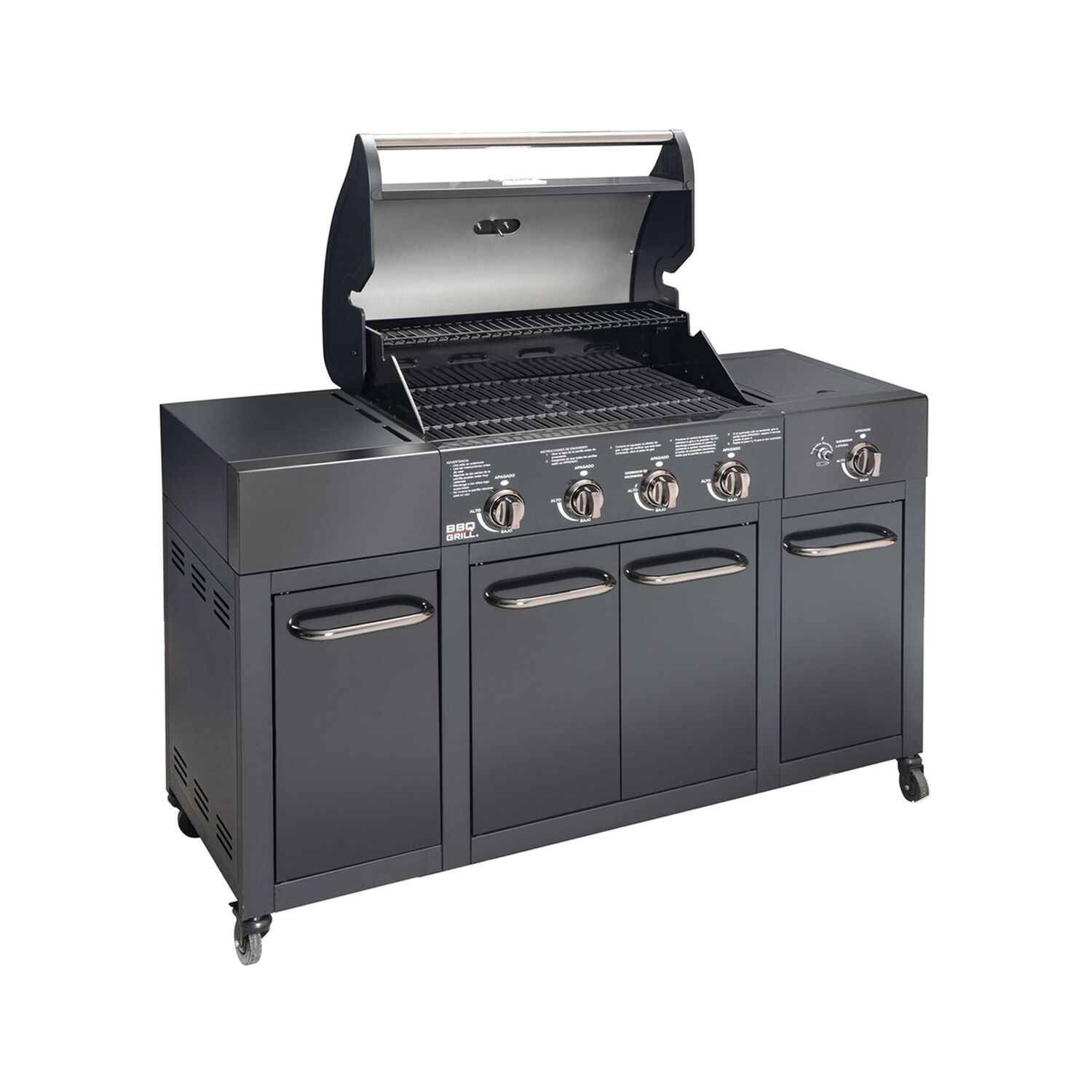 Parrilla Gas Buffalo Black 4+1 Q + Funda De Regalo image number 3.0