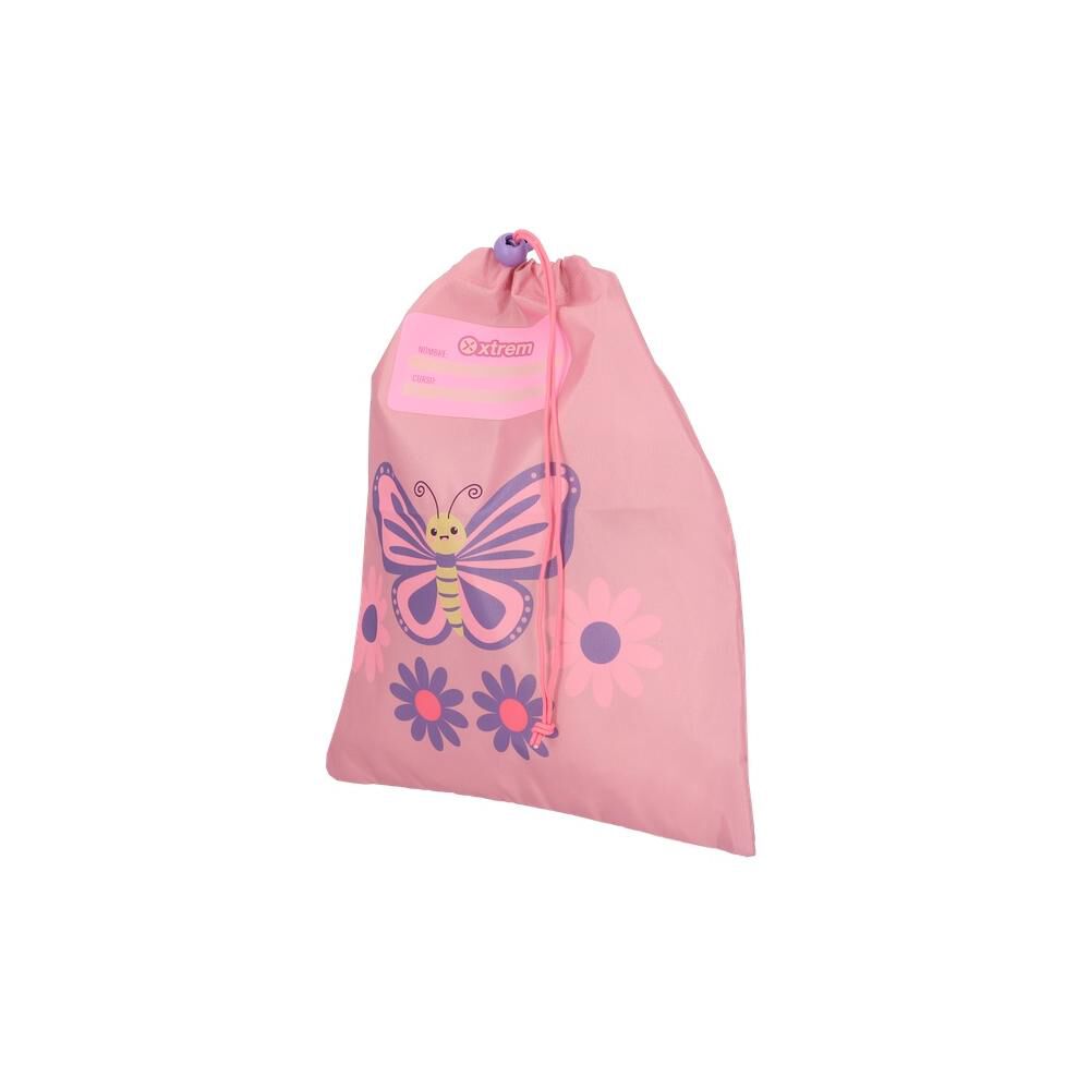 Minipack 6xt Mochila Ni&ntilde;a Xtrem Mariposas Rosado image number 5.0