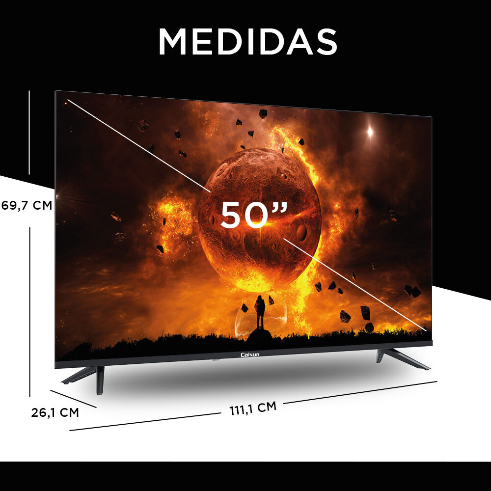 Smart Tv Caixun Led 50" Uhd 4k Roku Tv C50v1ur image number 3.0