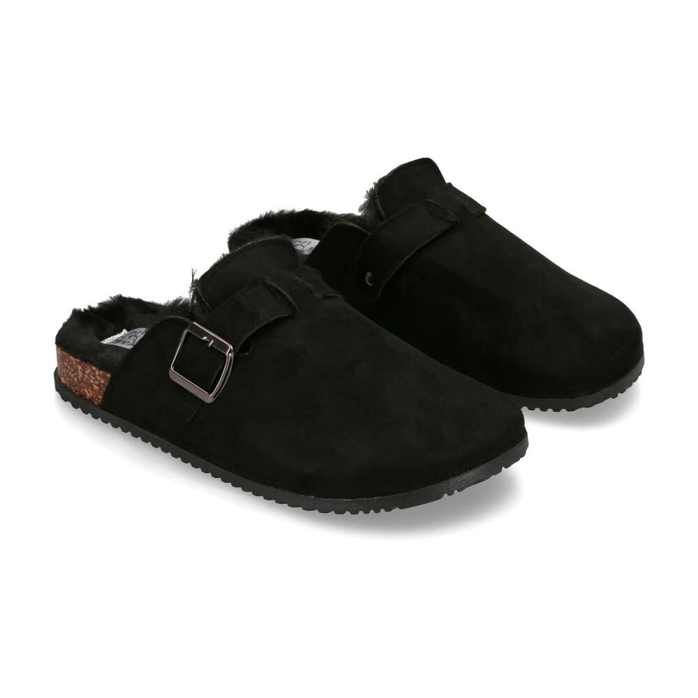 Pantuflas Mujer Lesage I26cmpanl68 Negro image number 1.0