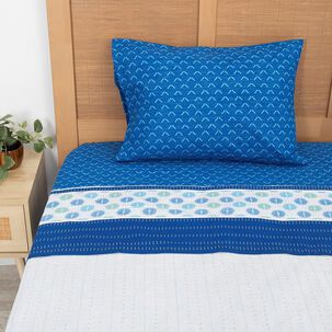Sabana Estampadas 144 Hilos 1 Plaza Mirlo