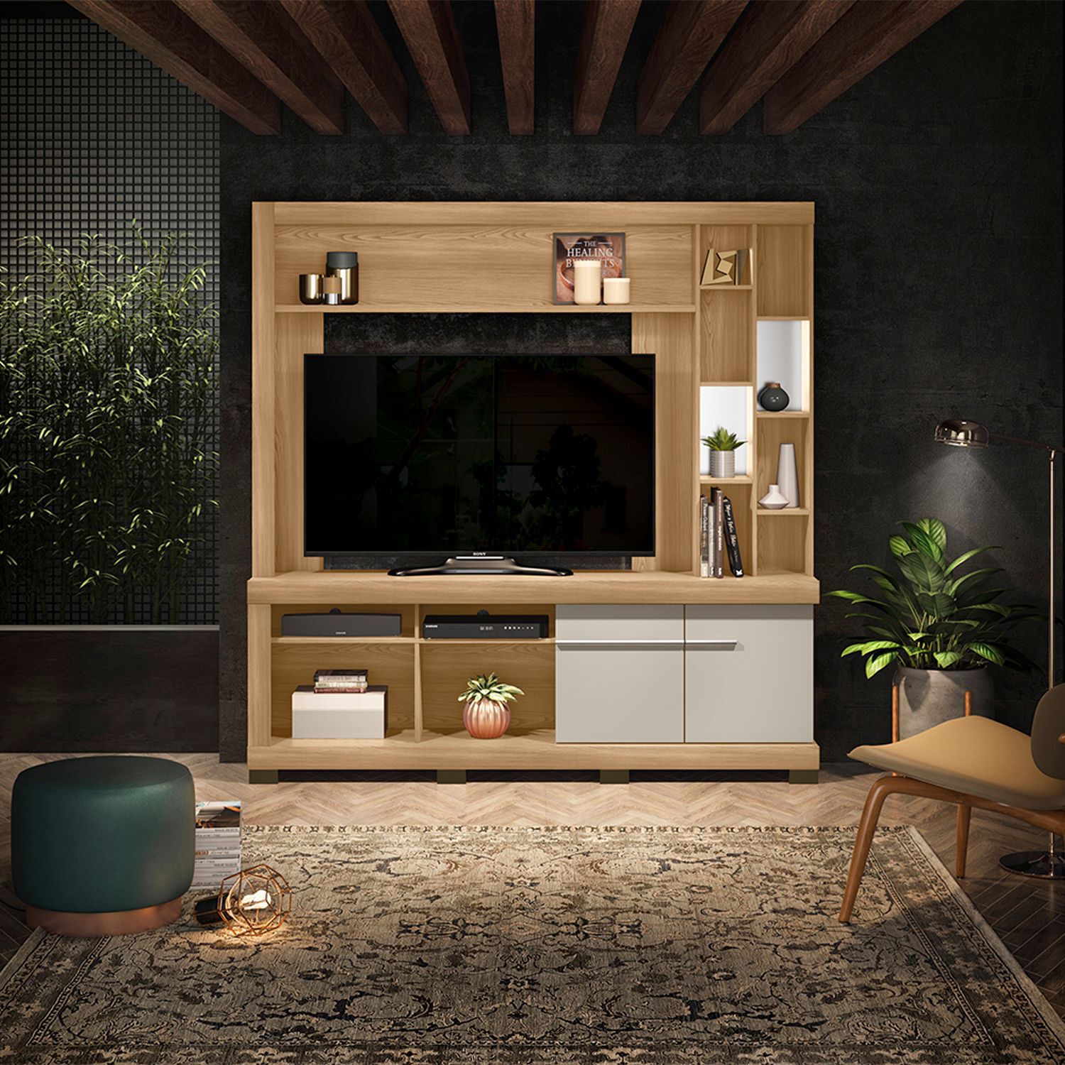 Home Tv Di Poretti Design Canelaa / 2 Puertas image number 4.0
