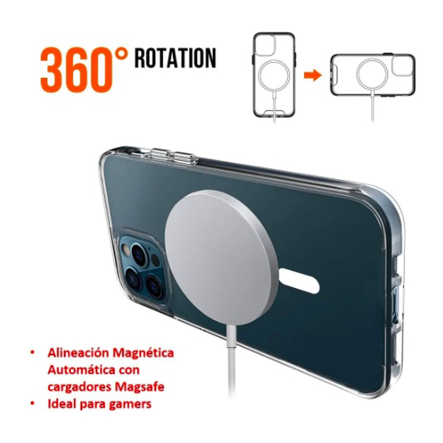 Carcasa Magnetica Para Iphone 14 Pro image number 1.0