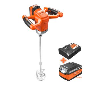 Mezclador De Pintura Y Cemento Con Bater&iacute;a Y Cargador