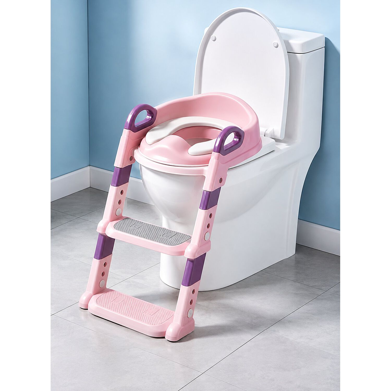 Asiento Adaptador Wc Con Escalera Para Ni&ntilde;os image number 2.0