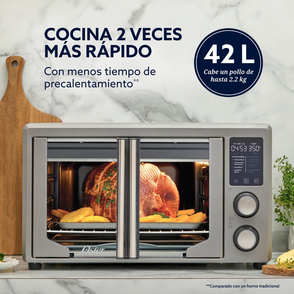 Horno Con Freidora Aire Oster 42 Lt Digital Tssttv42fddafns image number 3.0