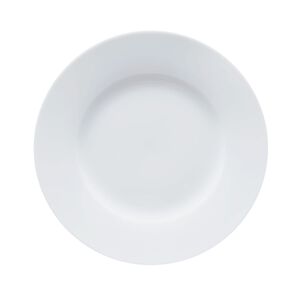 Set De 6 Plato Borde Ancho Porcelana 30 Cm Linea Padua