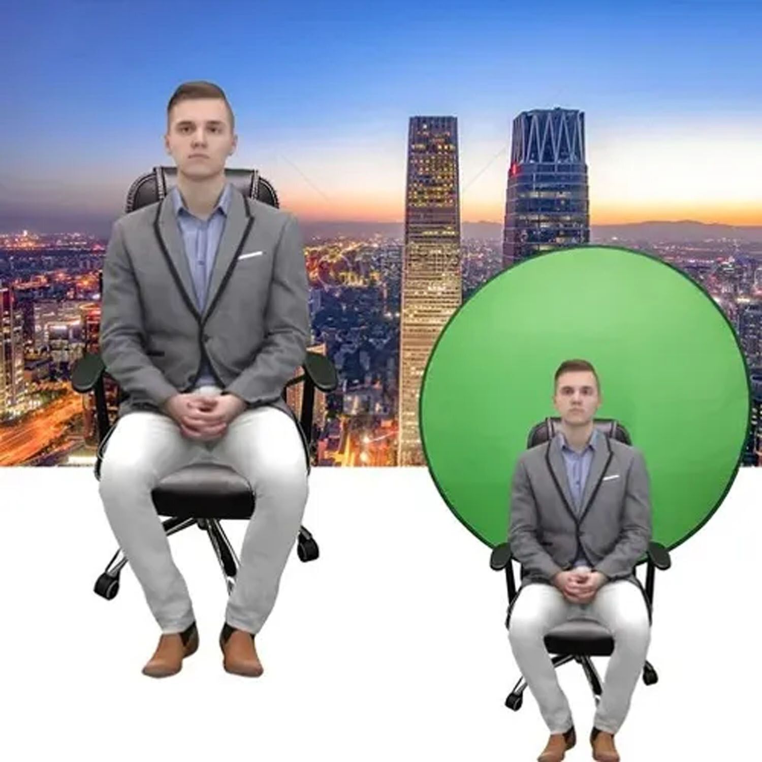 Fondo De Pantalla Verde Para Streaming De V&iacute;deo 110 Cm image number 5.0