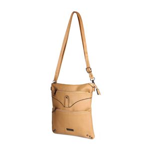 Cartera Bandolera Felicia Camel Anabella Sachi