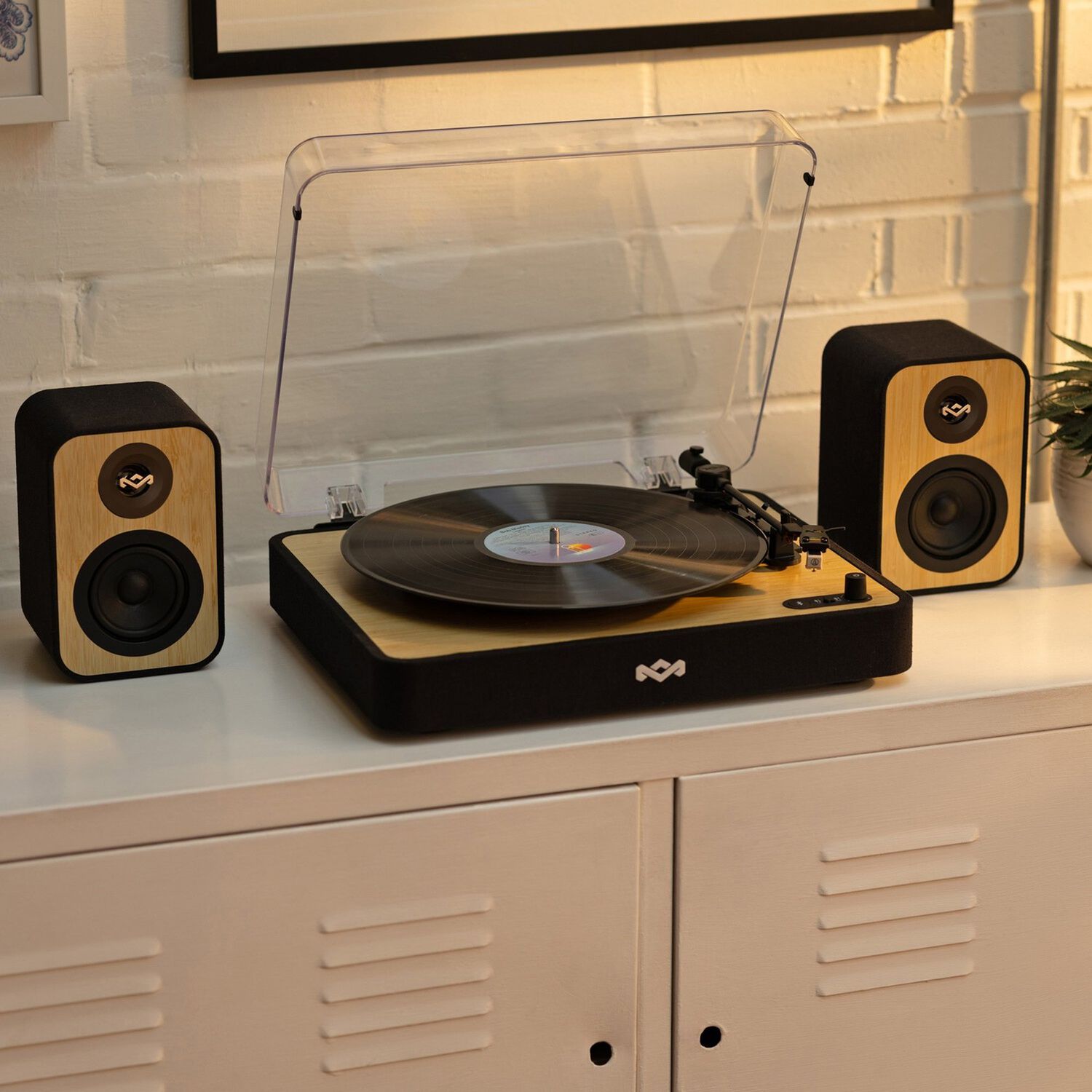 Parlantes Bluetooth 5.3 Uplift Bookshelf Negros Marley image number 3.0