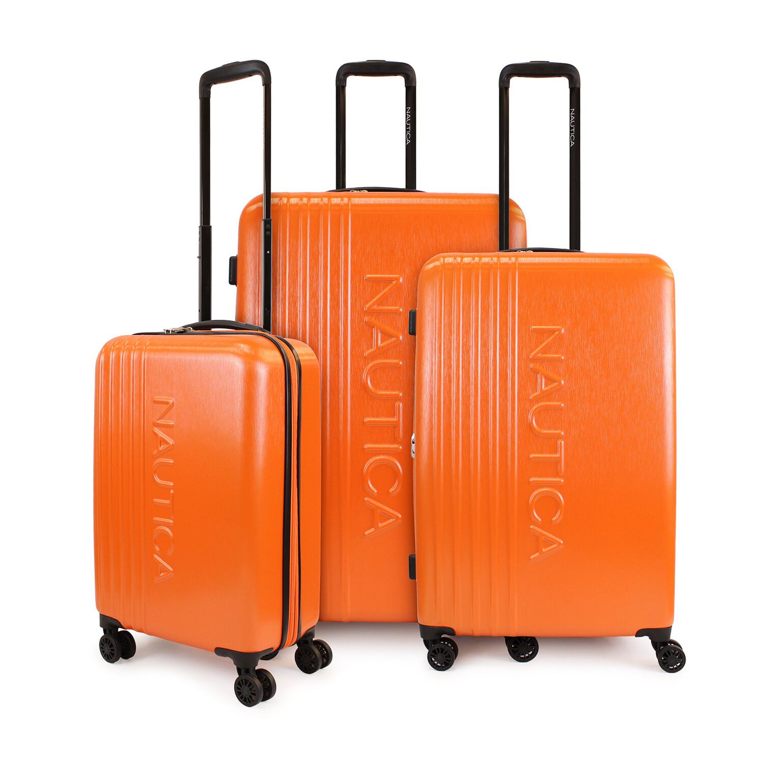 Set De 3 Maletas S+m+l Nautica Summer Orange image number 0.0