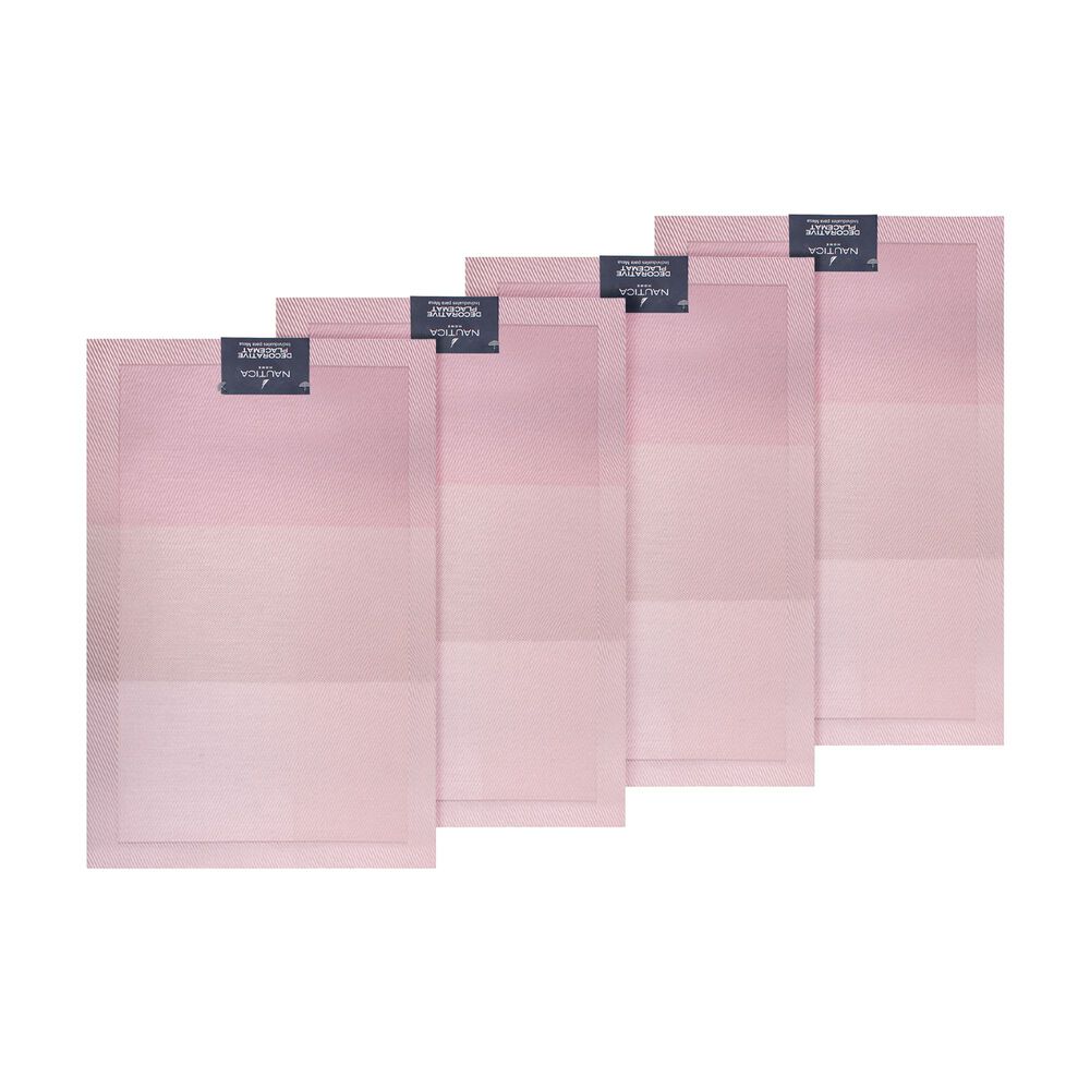 Pack 4 Individuales De Mesa Nautica Home 45x30cm Degrade Rosa image number 1.0