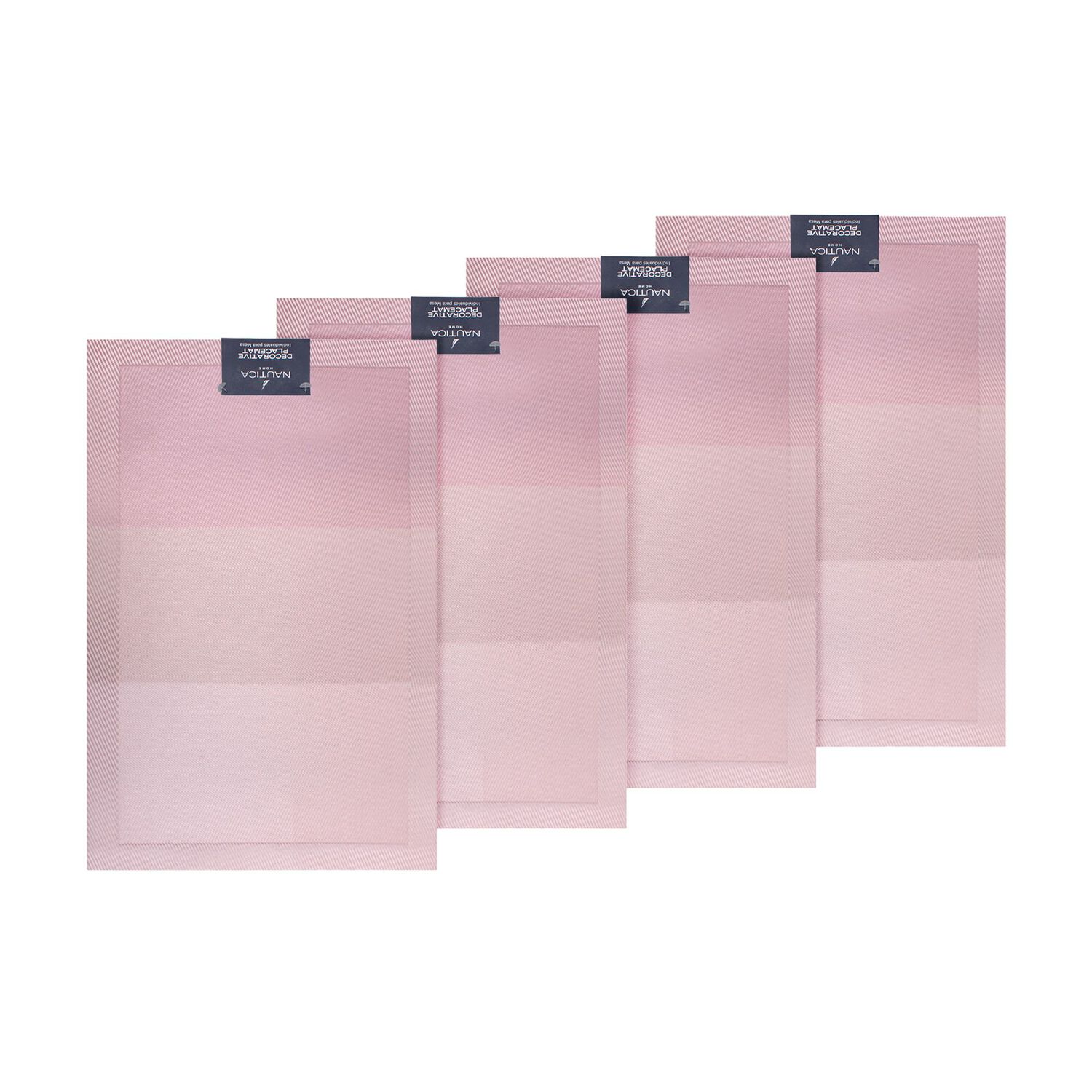 Pack 4 Individuales De Mesa Nautica Home 45x30cm Degrade Rosa image number 1.0