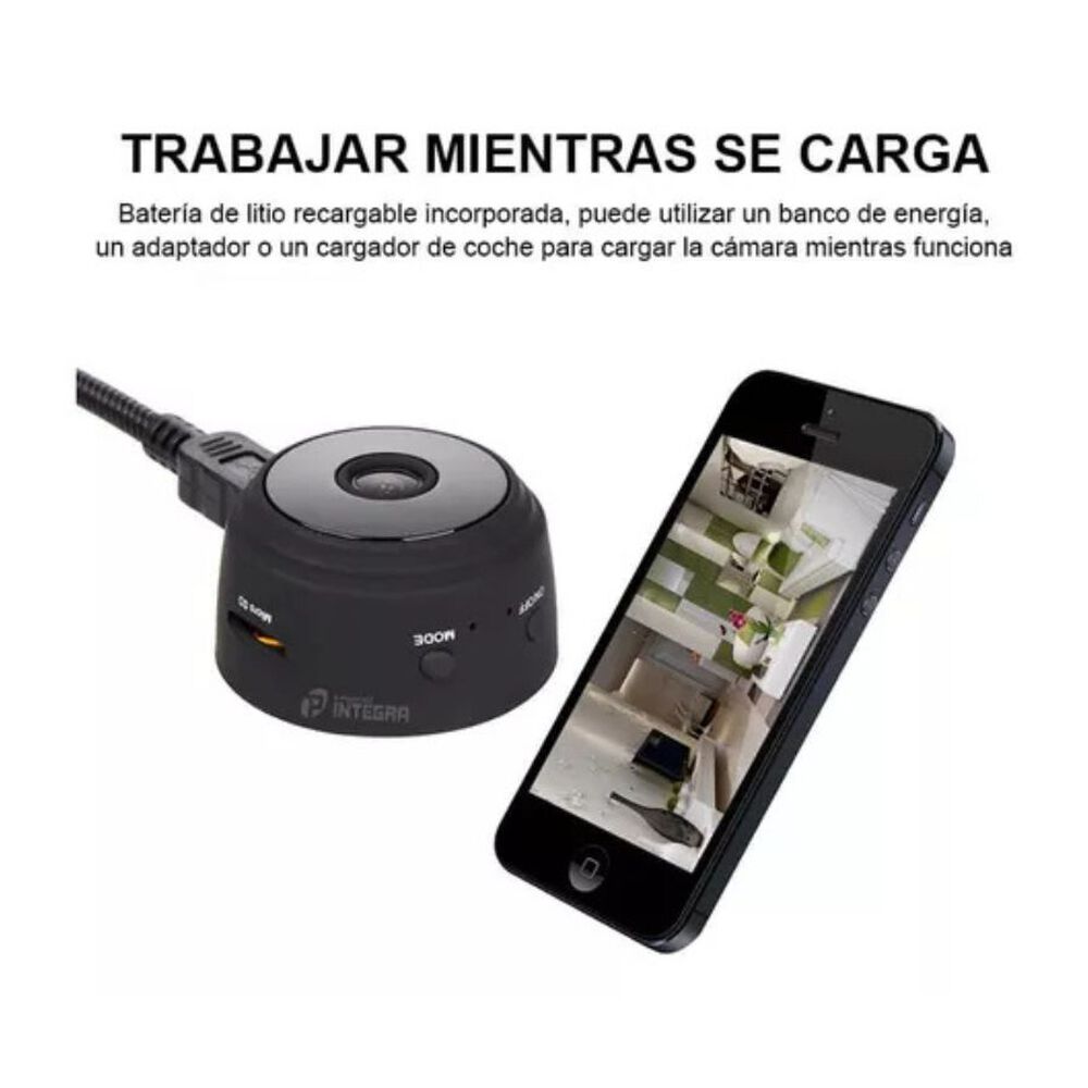 Mini Cámara Inteligente De Seguridad Wifi A9 image number 3.0