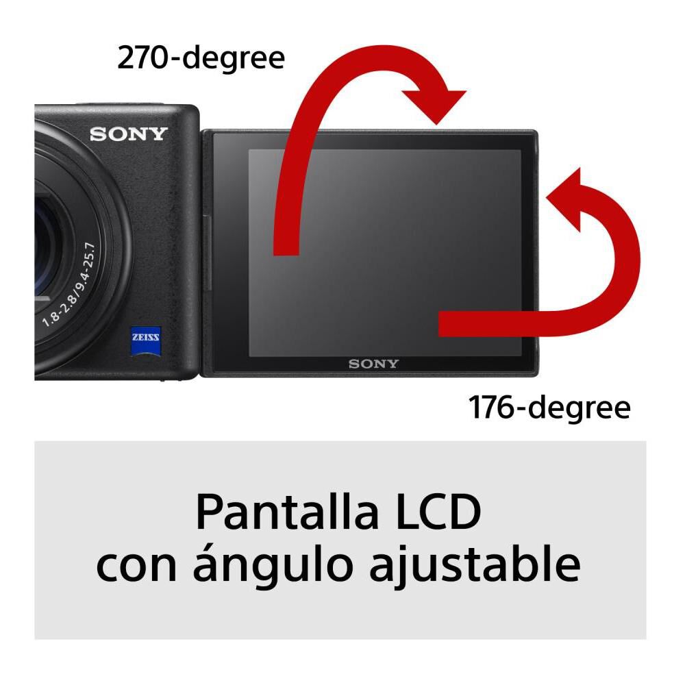 C&aacute;mara Digital Semi Profesional Sony ZV-1F image number 5.0