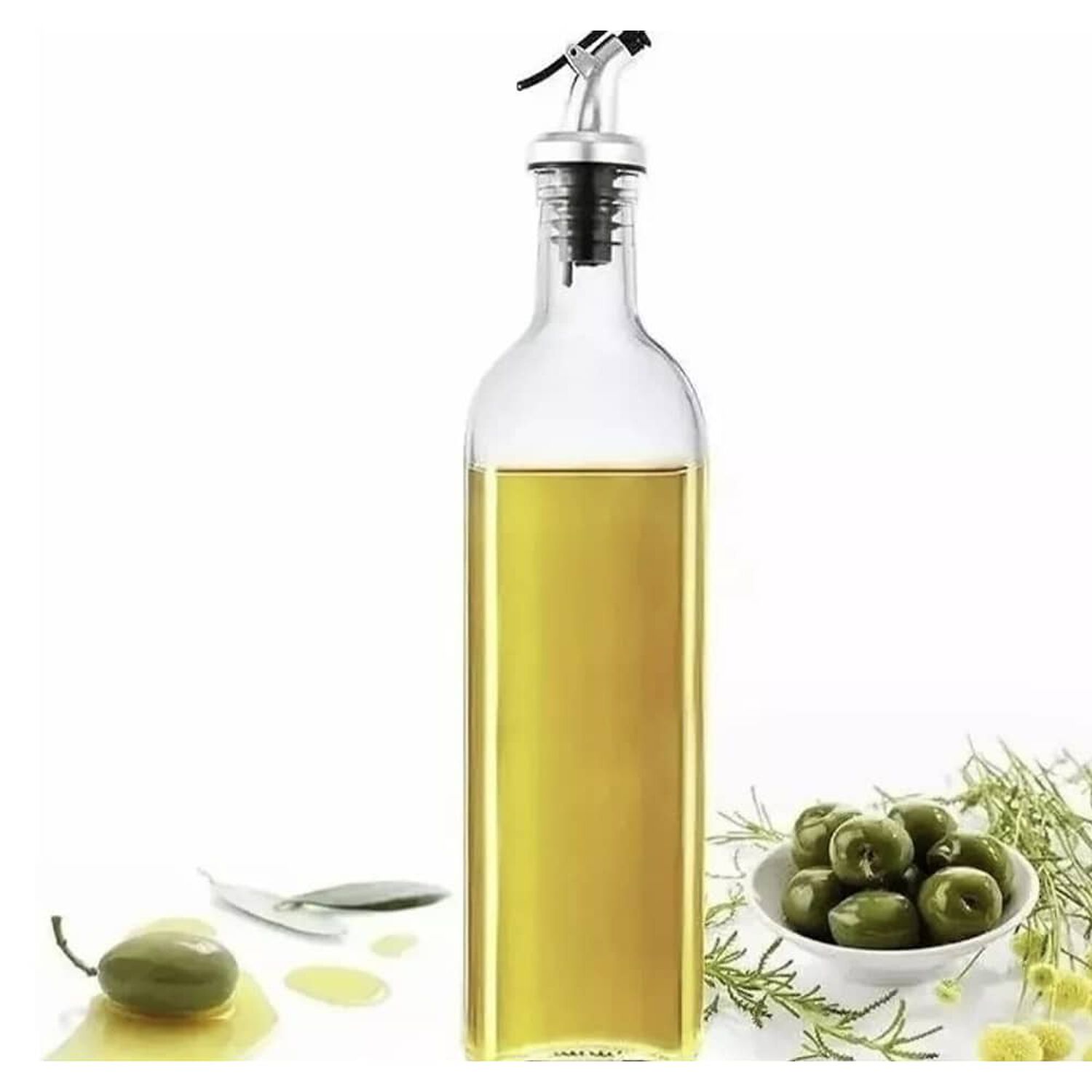 Pack 3 Botellas Para Aceite Vinagre Y Soya 500 Ml image number 2.0