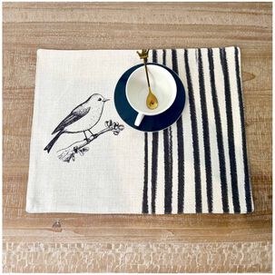 Set 6 Individuales 35x45 Tela Repelente Al Agua Y Antimanchas Mod02