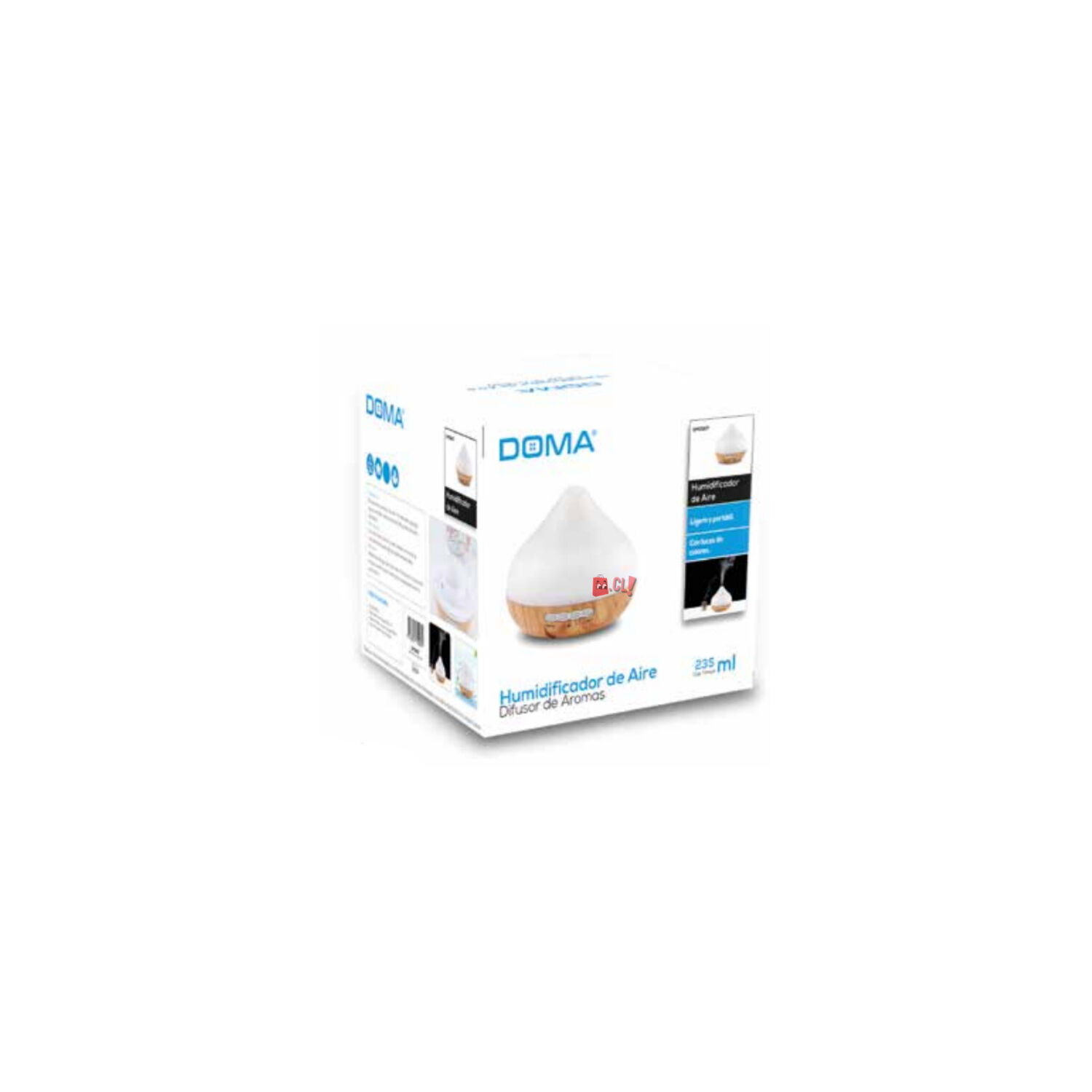 Humidificador Difusor De Aroma Terapia Dise&ntilde;o Madera - Ps image number 2.0