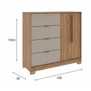 C&oacute;moda Everest 2p + 4c Canela-titanio