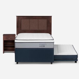 Cama Nido Rosen Indie / 1.5 Plazas / Base Normal + Set De Maderas Rachel
