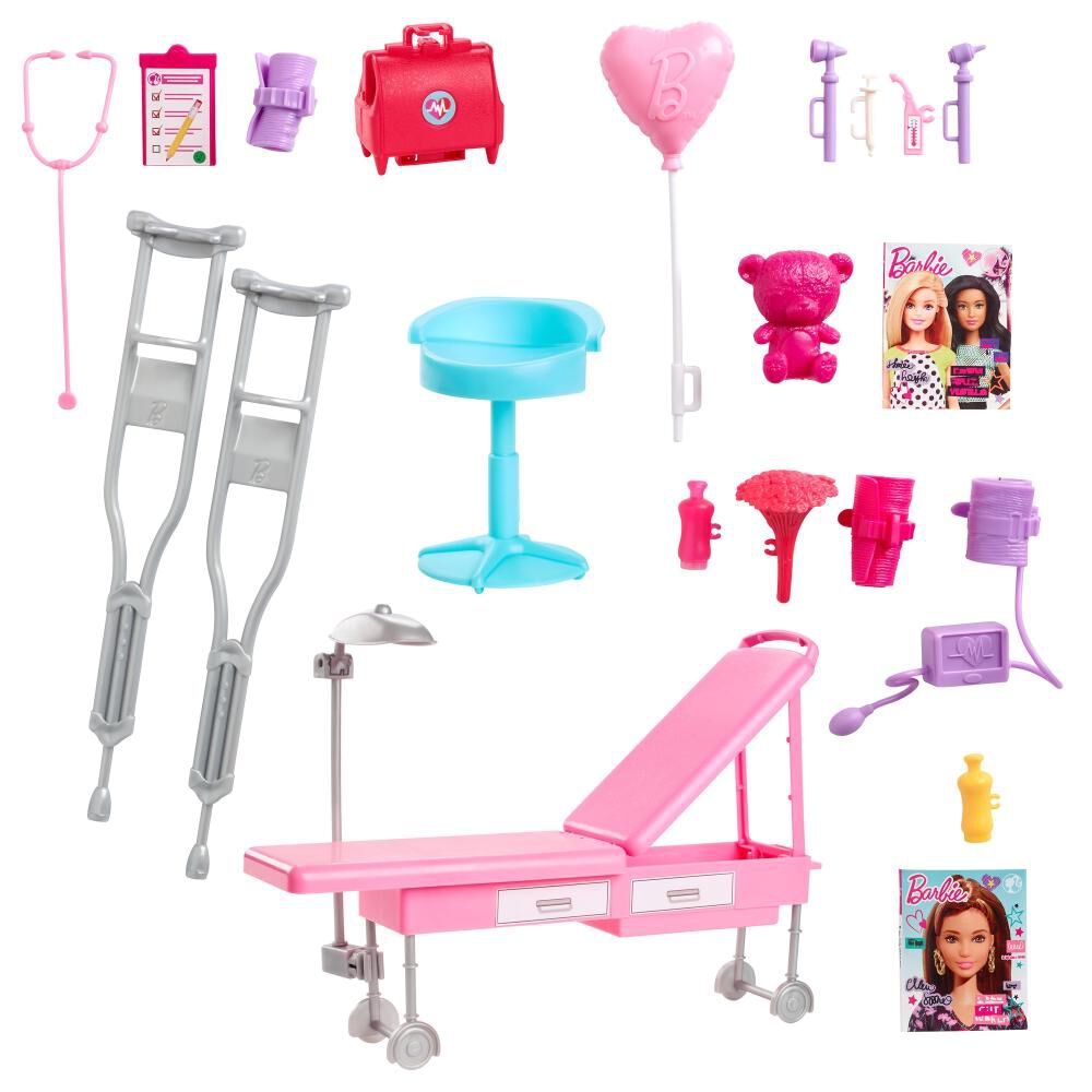 Barbie Careers Muñeca Hospital Móvil Doctor Y Enfermera image number 1.0