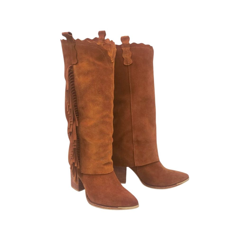 Bota Allyson Camel Pao Pecados image number 3.0