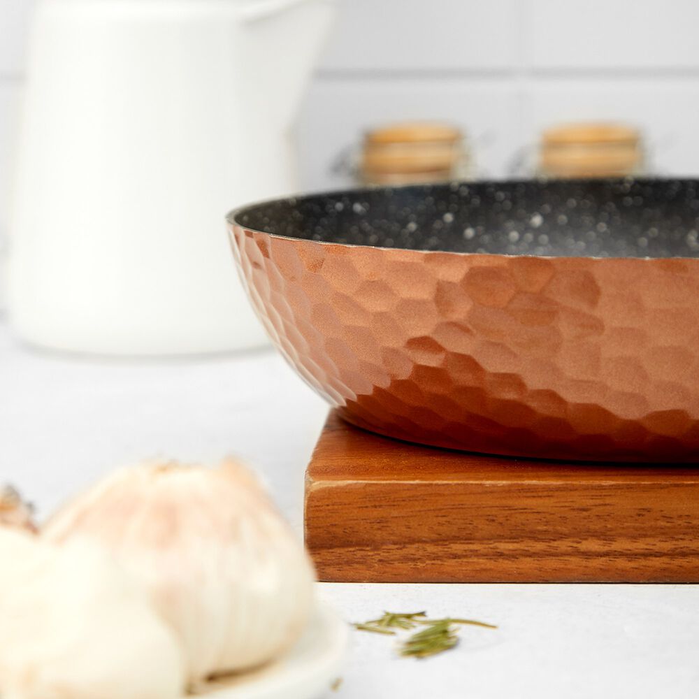 Set 2 Sart&eacute;nes Cobre Antiadherente 28cm Tapa + 24cm Simplit image number 3.0