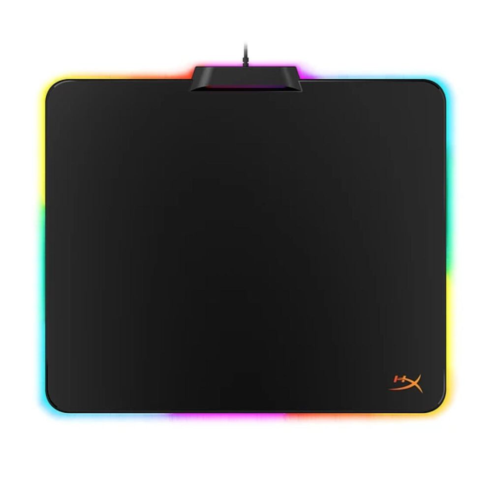 Mousepad Gamer Rgb Usb 36x30cm Negro Fury image number 0.0